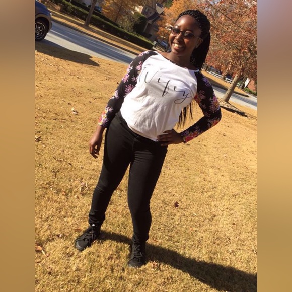 Long Sleeve Floral Wifey Shirt - Picture 6 of 6